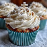 Communion Cupcakes White Fondant Cross