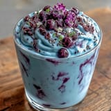 Blueberry flaxseed kefir smoothie, a refreshing, healthy breakfast blended to perfection.