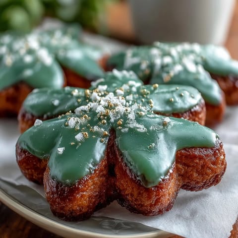 St Patricks Shamrock Cookies