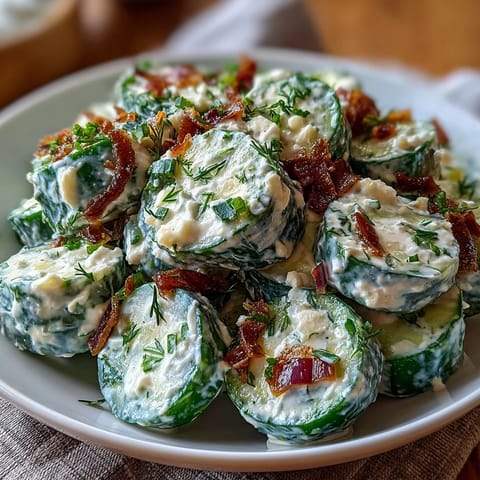 Creamy Cucumber with Dill Yogurt