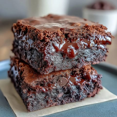 Delicious brownie cookies from box mix loaded with melty chocolate chips, soft and fudgy in every bite.  