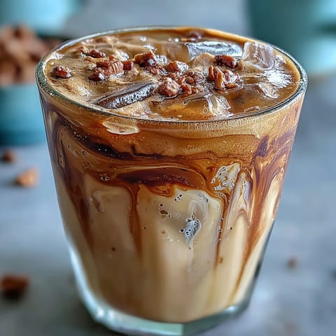 Rich and invigorating brown sugar oat milk shaken espresso, sweetened with brown sugar and served over ice for a cool, energizing drink.  