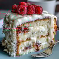 Spring Birthday Sheet Cake with Lemon Curd Filling, a festive dessert with tender vanilla cake and tangy lemon curd, topped with fluffy whipped cream frosting.